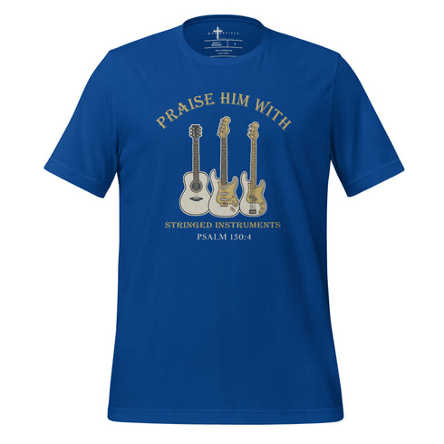 Christian Guitar T-Shirt Psalm 150:4